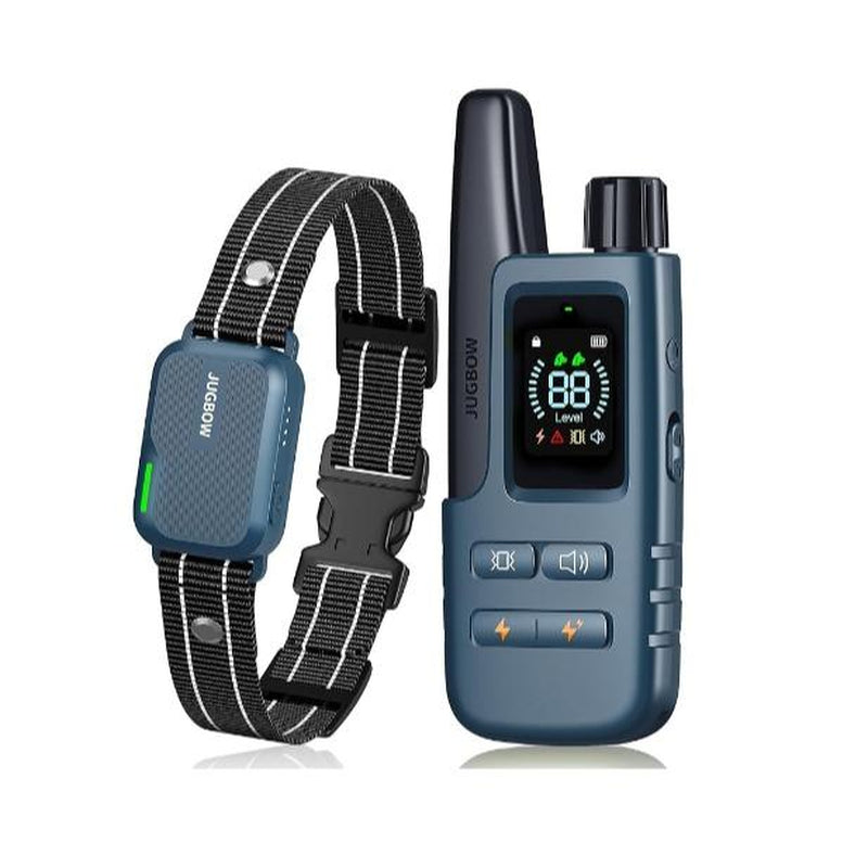 JUGBOW Dog Training Collar 4200FT Dog Training Behavior Aid, Remote IPX7 Waterproof with 4 Training Modes, Outdoor Rechargeable E-Collar DT61