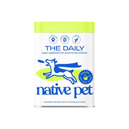 Native Pet the Daily 11-In-1 Supplement Powder for Whole Body Support for Dogs
