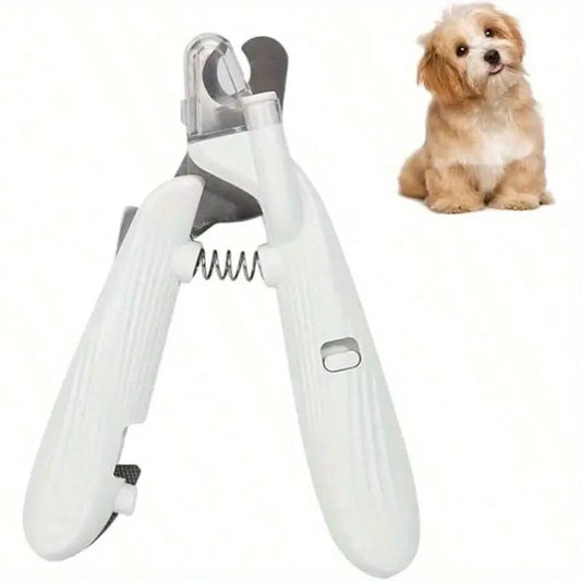 2 in 1 Pet Nail Grinder and Clipper, with LED Light for Pet with the Light Nails,Precise Cat & Dog Nail Trimmer for Safe