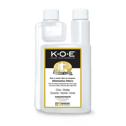 K.O.E. 16Oz Concentrate - Kennel Odor Eliminator - Non-Enzymatic Formula, KOE, Apricot, Fresh Original Scent, 16 Oz Pint [KOEA-P, KOEFS-P, KOE-P]