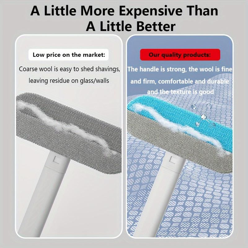 Reusable Pet Hair Remover Brush – Multi-Functional Lint Cleaner for Dog & Cat Hair, Extra-Long Handle, Washable Grooming Tool for Furniture, Clothes, Bedding, Sofa, Carpets & Window Screens