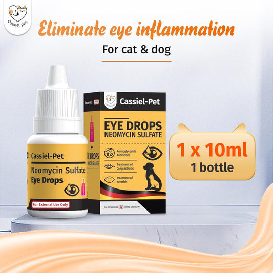 Cassiel-Pet Eye Drops,Dog&Cat Tear Stain Cleaner,Pet Eye Drops for Dogs&Cats,Sooth Dry Eyes Pink Eyes,Dog&Cat Eye Infection Treatment to Soothe Eye Allergy,Remove Tear Stains and Relieve Itchy Eyes,Natural Formula, No Artificial Ingredientsdealsforyoudays