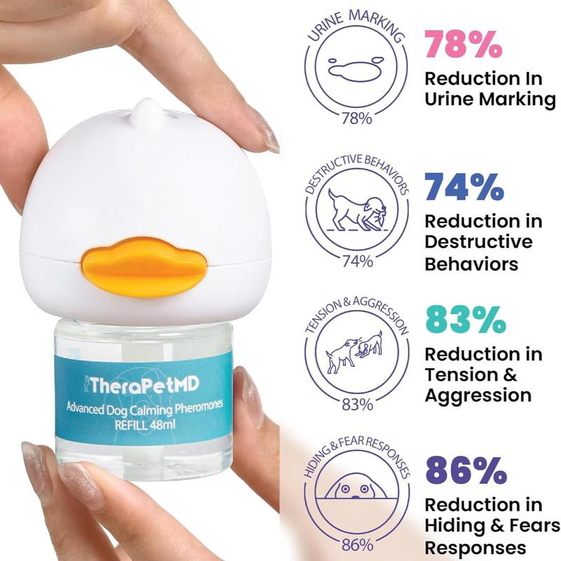 Therapet MD Dog Calming Diffuser (1–3 Pack)—Stops Peeing, Barking & Anxiety Diffuser