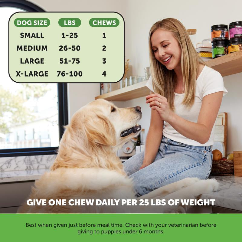 Pet Honesty Probiotics for Dogs, Pet Digestive Relief with Prebiotics, Fiber, & Digestive Enzymes - Promotes Gut & Immune Health - Made with a Natural Blend of Ingredients to Support Diarrhea