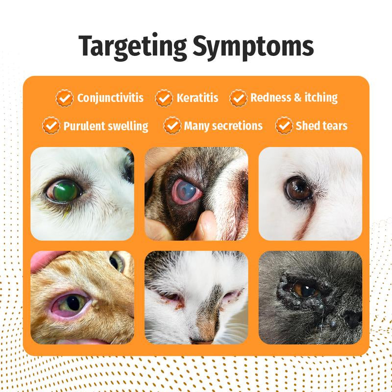Cassiel-Pet Eye Drops,Dog&Cat Tear Stain Cleaner,Pet Eye Drops for Dogs&Cats,Sooth Dry Eyes Pink Eyes,Dog&Cat Eye Infection Treatment to Soothe Eye Allergy,Remove Tear Stains and Relieve Itchy Eyes,Natural Formula, No Artificial Ingredientsdealsforyoudays